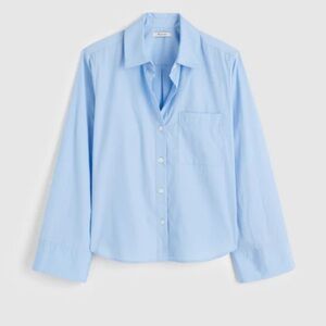 NWT- Madewell Light Blue Shirt Size xxs
